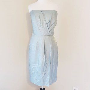 🆕️💙 Banana Republic Dusty Blue Turquoise Formal Dress Strapless